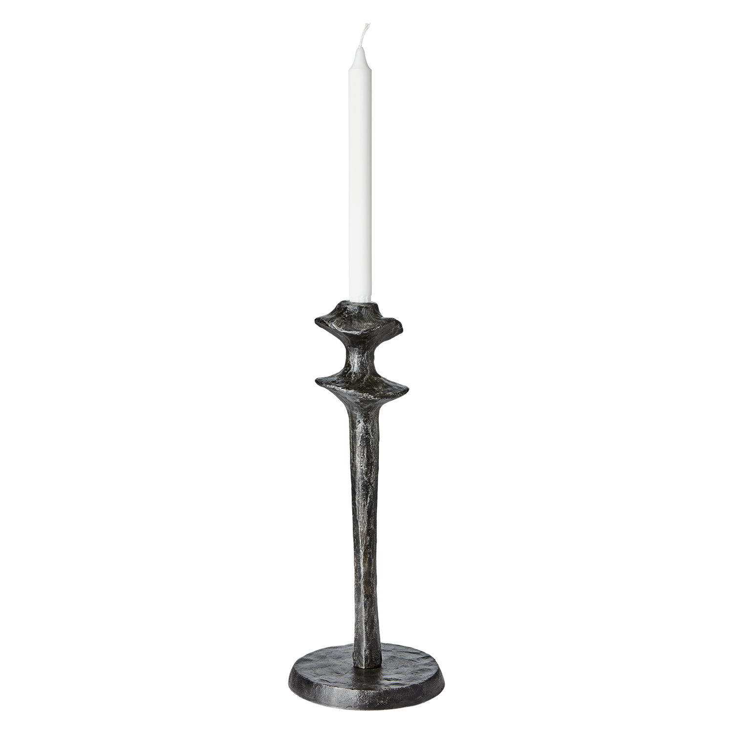 JANZA Ljusstake, Grå/svart