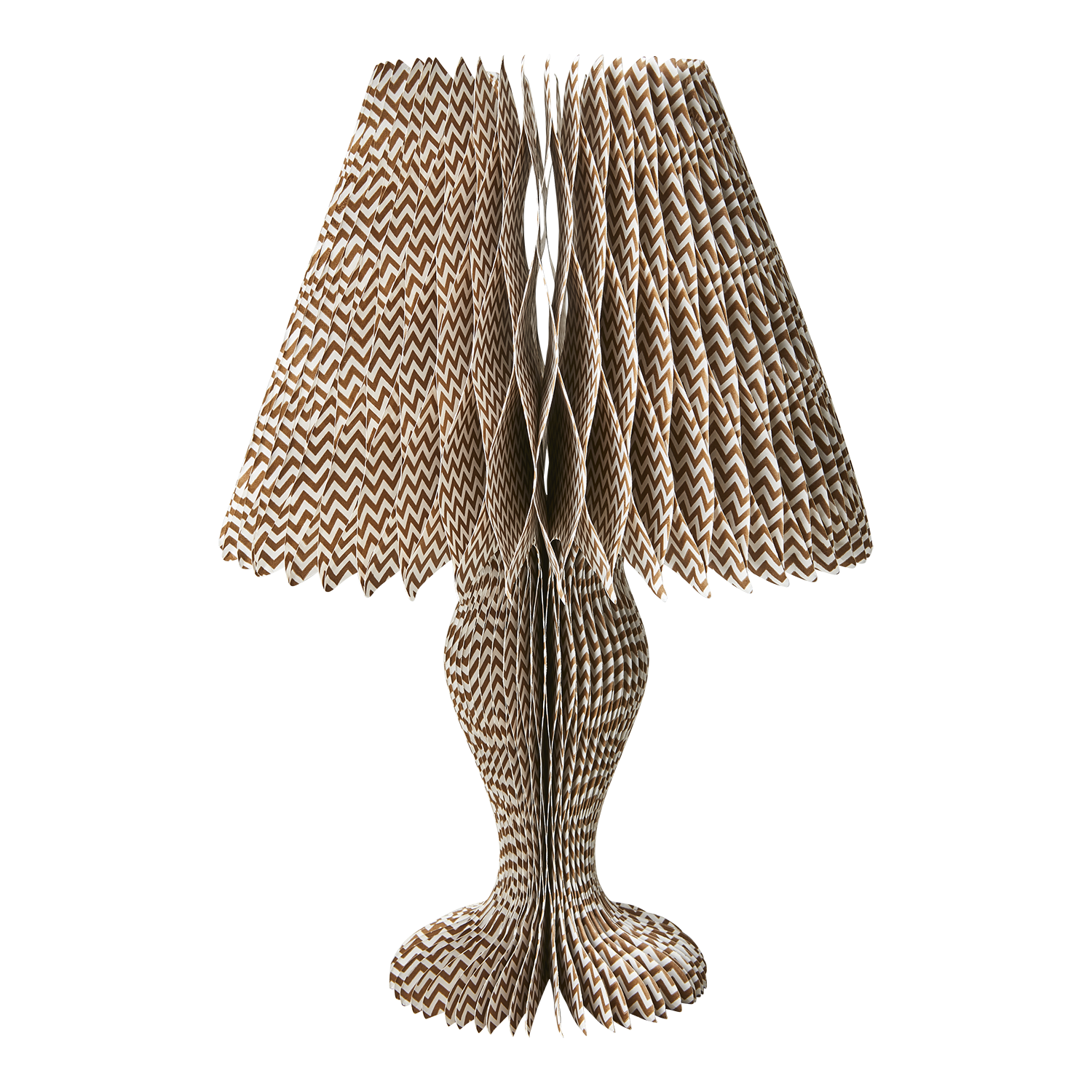 UNI Lampskärm, Brun/vit