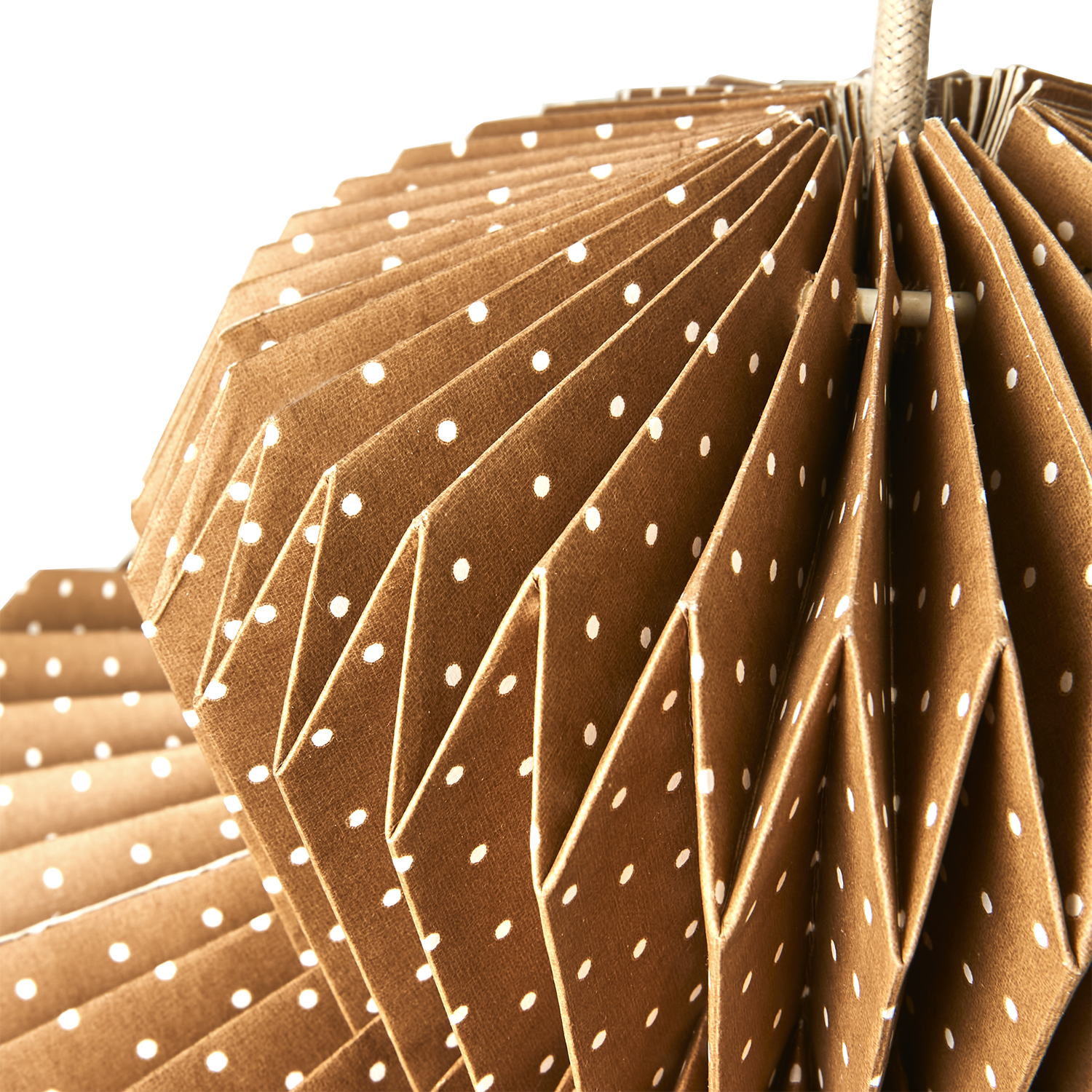 UNI Lampskärm, Brun/vit