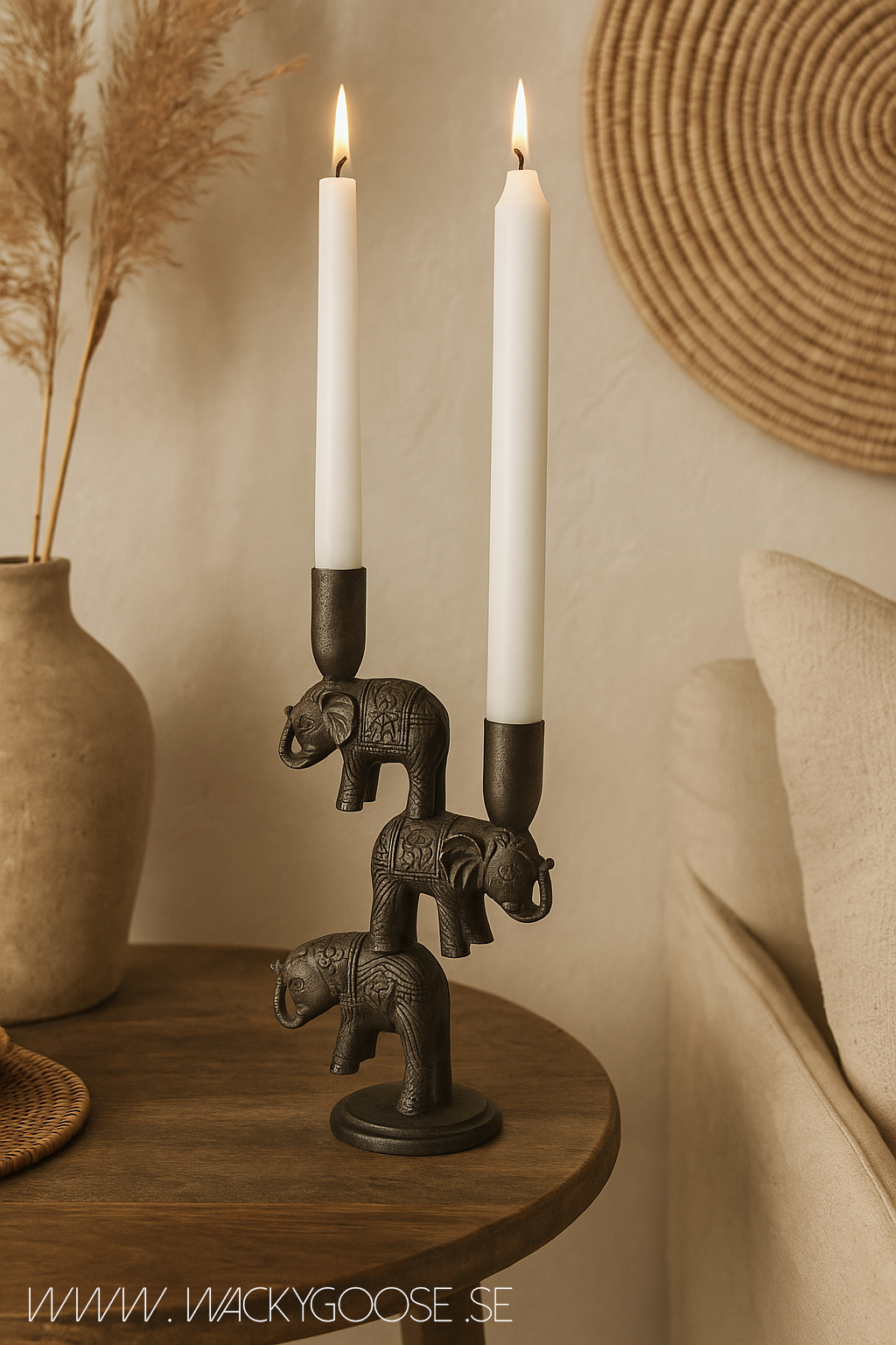 Ljusstake Elefant