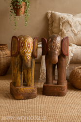 TREASURE Elefant, Flerfärgad
