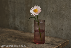 VIOLETTA Vas av återvunnet glas, Liten, Rosa
