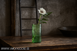 VIOLETTA Vas av återvunnet glas, Liten, Mintgrön