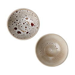 ANNABELLE Skålar Ø15cm Stengods, Beige, 2-pack