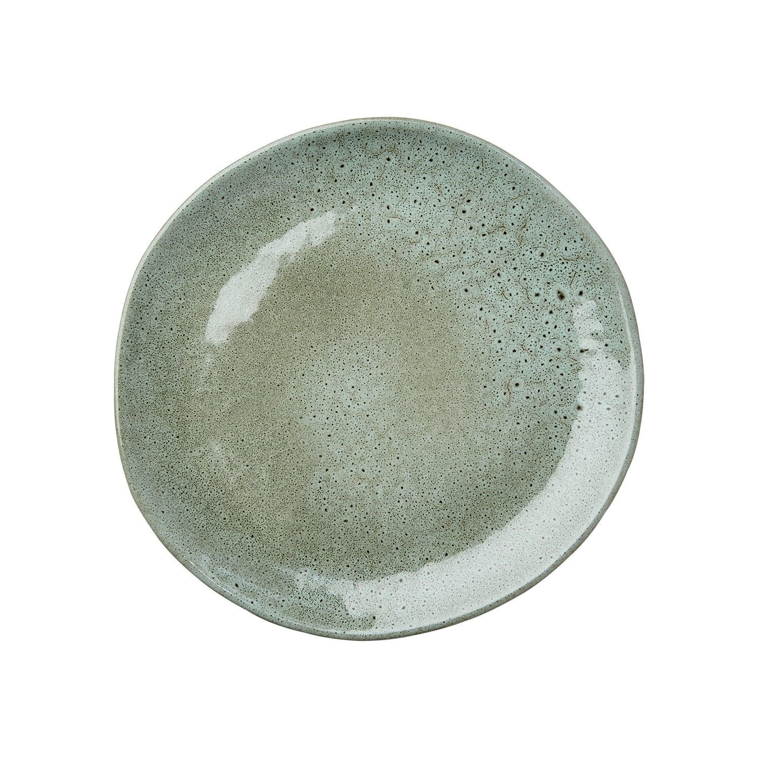HILMA Tallrik, Ø22cm, 4-pack, Grön