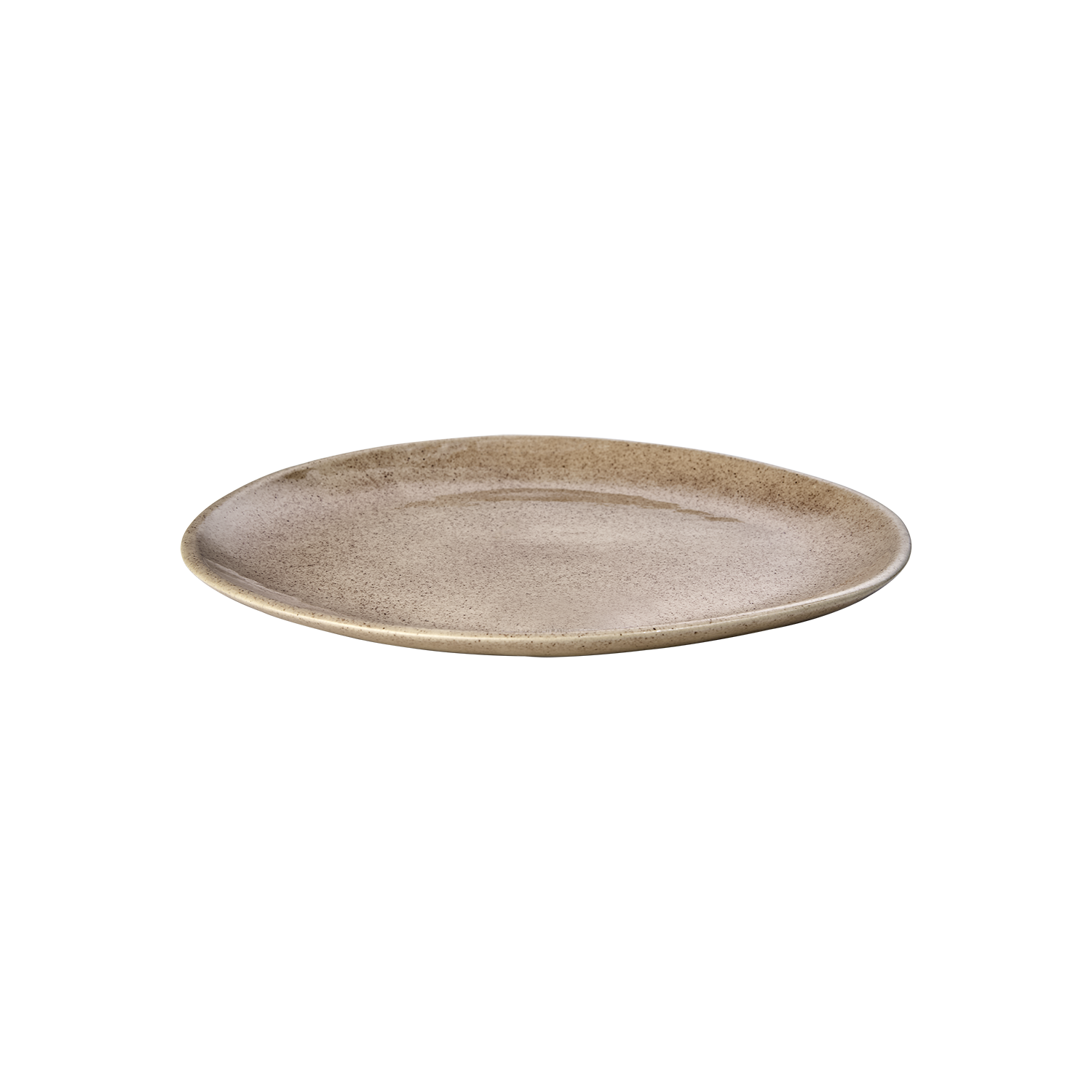 HILMA Tallrik, Ø22cm, 4-pack, Brun