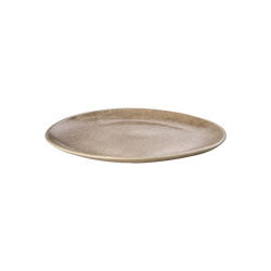 HILMA Tallrik, Ø22cm, 4-pack, Brun