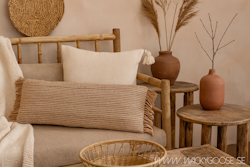VENDELA Kuddfodral, Beige