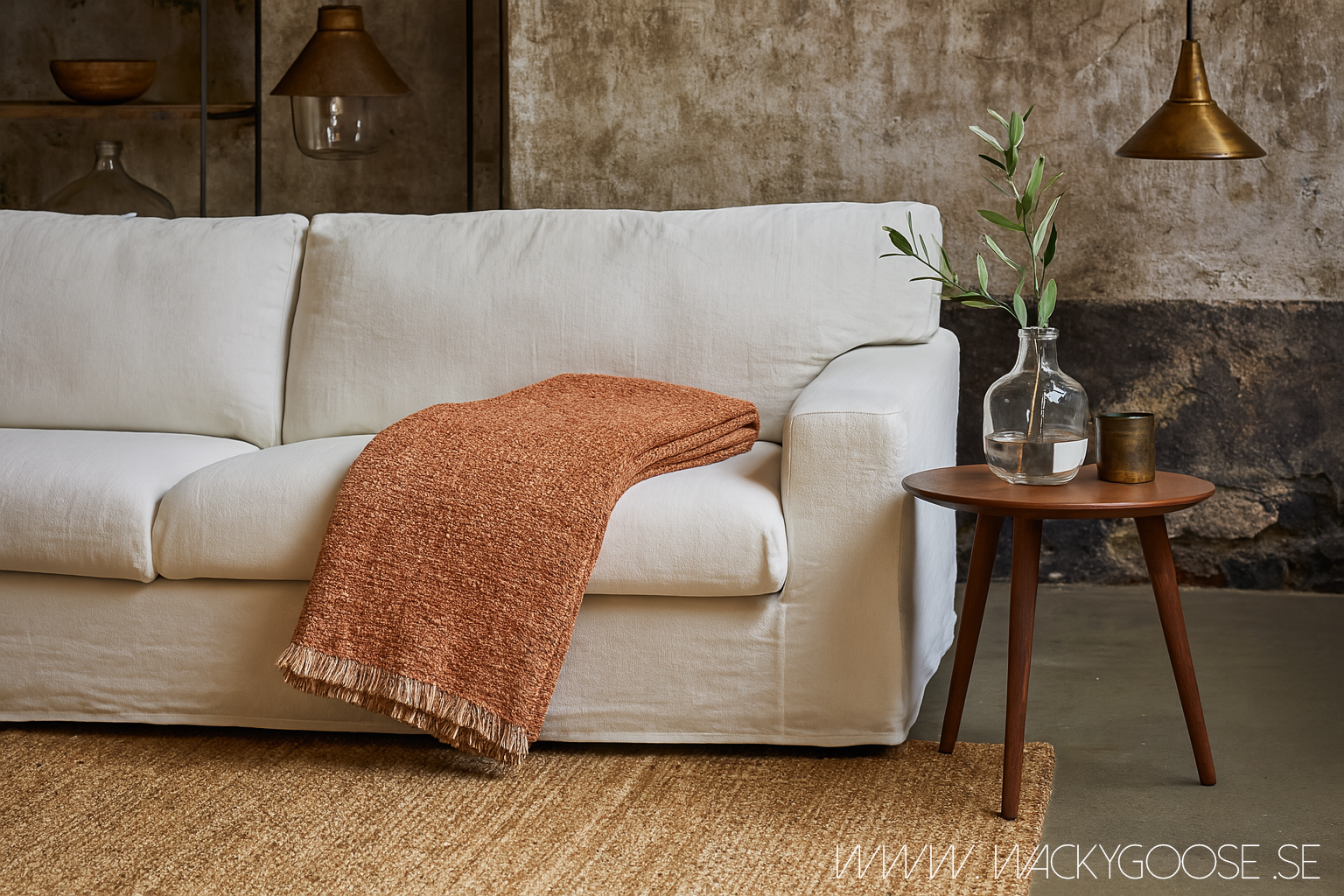 Filt, Korall/beige