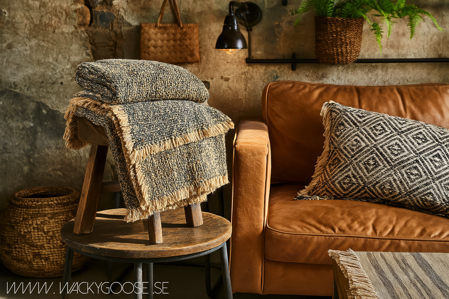Filt, Svart/beige