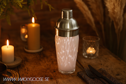 COCKTAIL Shaker, Klar/rosa