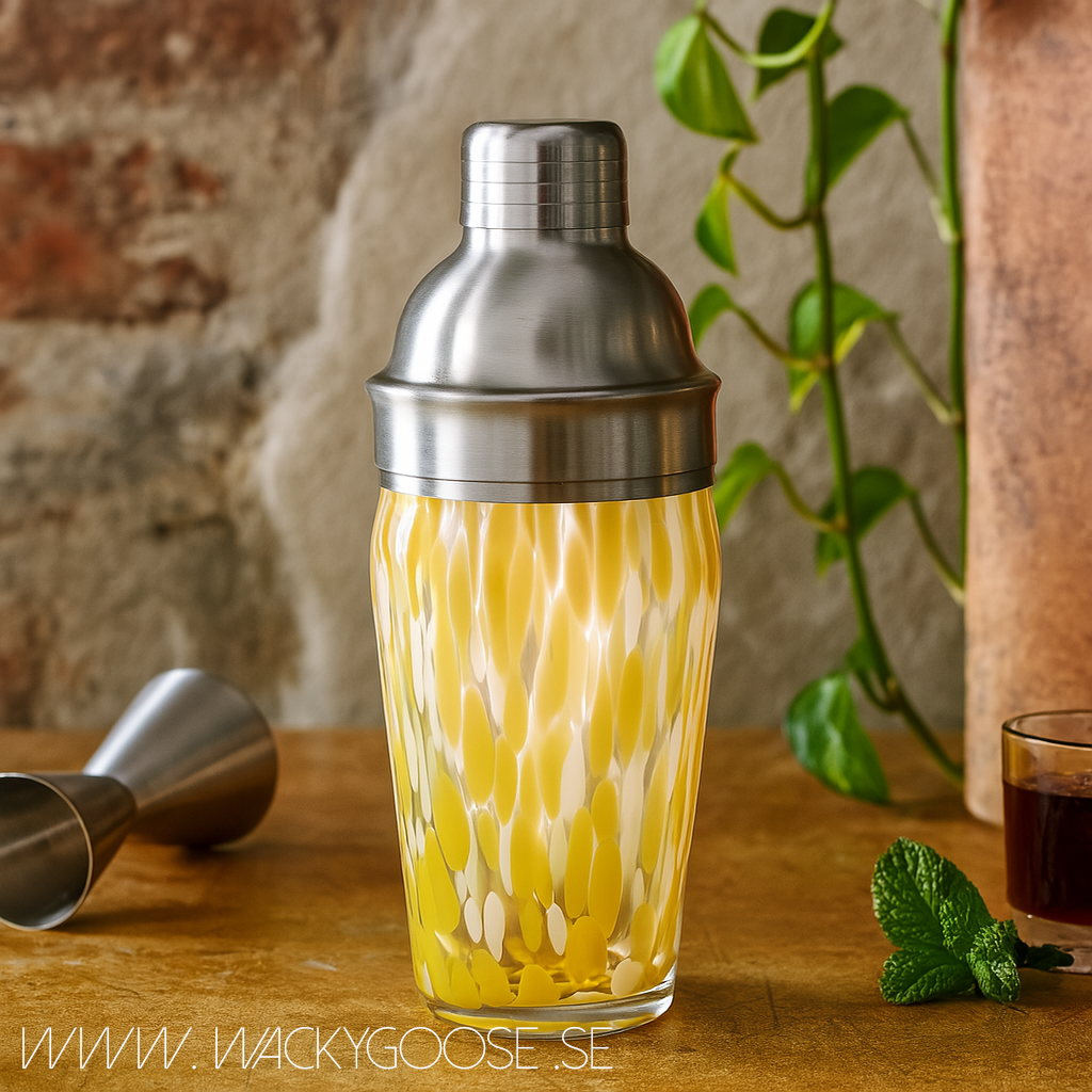 COCKTAIL Shaker, Klar/gul
