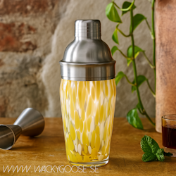 COCKTAIL Shaker, Klar/gul