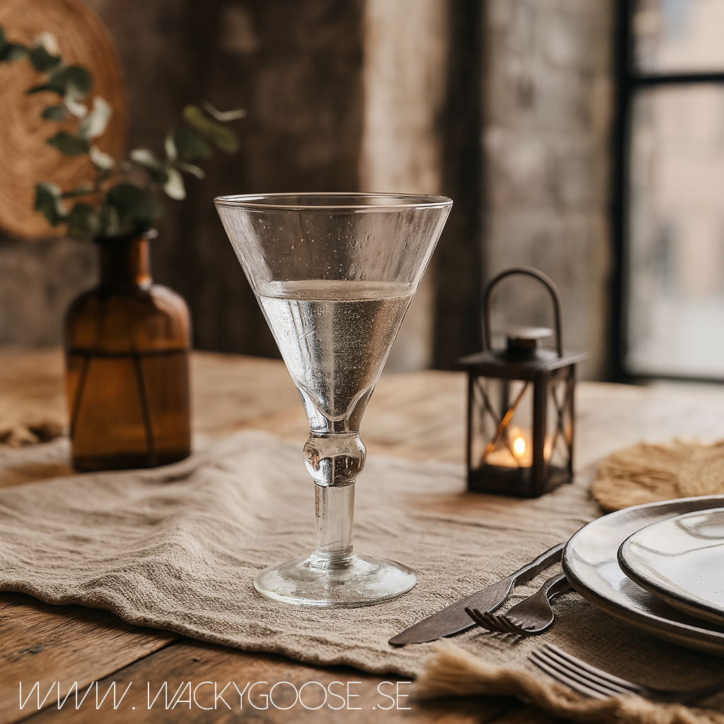 HYDE Martini/cocktailglas, 4-pack, Klar