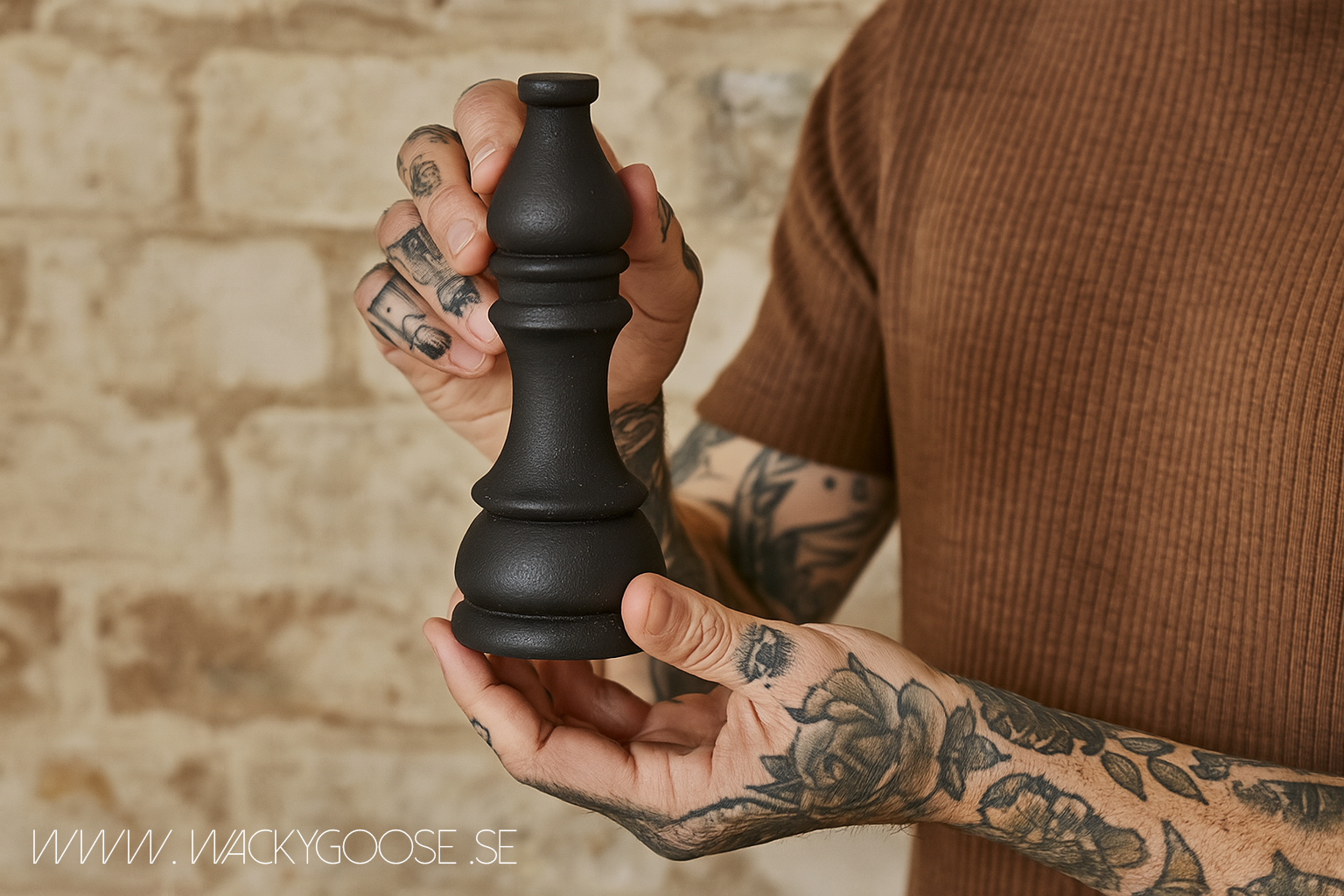 CHESS Dekorativ schackpjäs, Svart