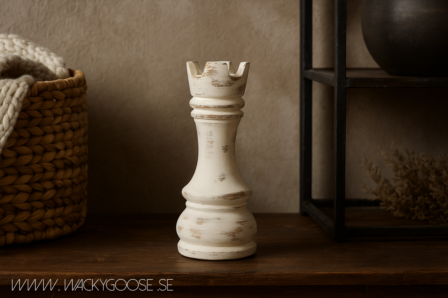 CHESS Dekorativ schackpjäs, Vit