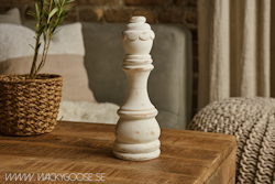 CHESS Dekorativ schackpjäs, Vit