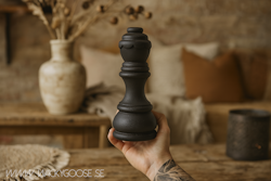 CHESS Dekorativ schackpjäs, Svart
