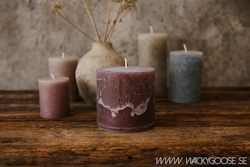 Blockljus, Ø10xH10cm, Flera färger