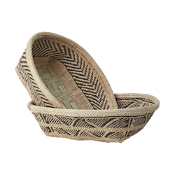 Handgjord korg av Ilala-palm, 36cm