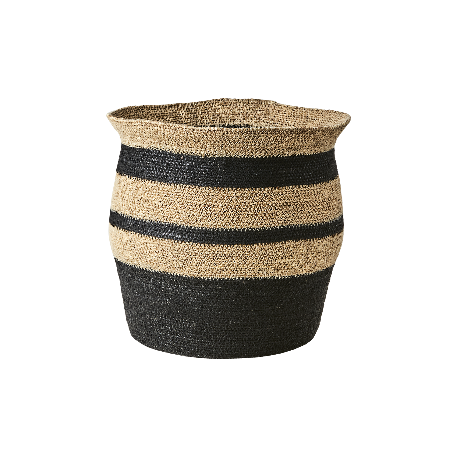 Handsydd Madiba-korg i sjögräs, Set om 2, Ø23/28cm