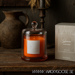 SENSE Doftljus med kupa, Blood orange