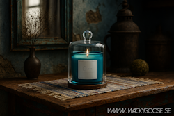 SENSE Doftljus med kupa, Verbena & patchouli
