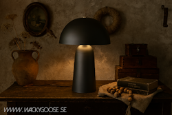 FUNGI Bordslampa L, Mörkgrå