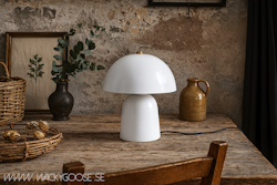 FUNGI Bordslampa S, Vit