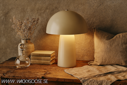 FUNGI Bordslampa L, Beige
