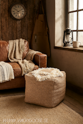 Sittpuff, Beige/elfenben