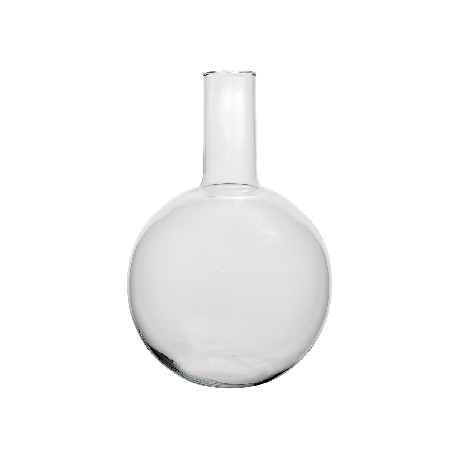 Munblåst vas i tidlös design, 31cm