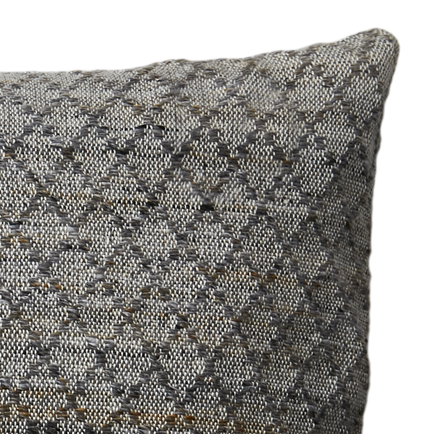 Kuddfodral gjord av garn av återvunna PET-flaskor, Grå/Flerfärgad, 110x40cm