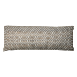 Kuddfodral gjord av garn av återvunna PET-flaskor, Senapsgul/Flerfärgad, 110x40cm