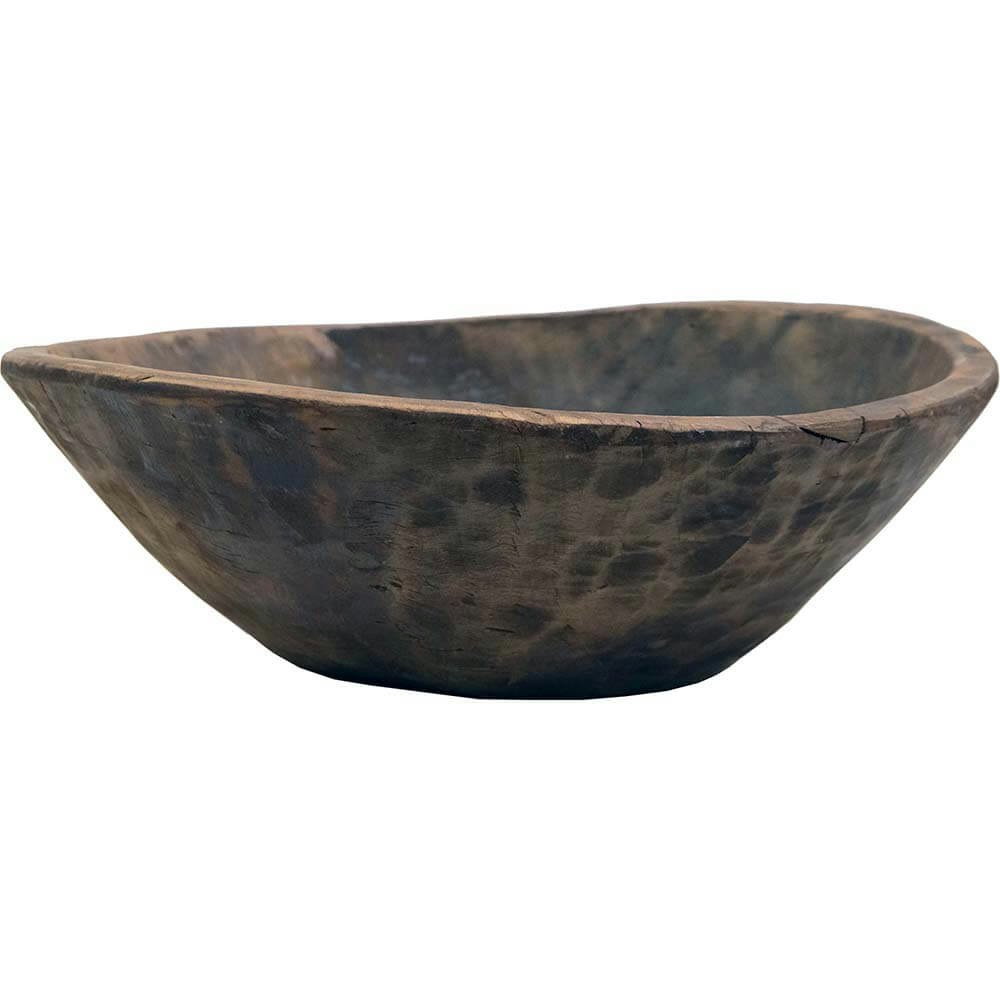 Handgord, vintage träskål, Ø55cm