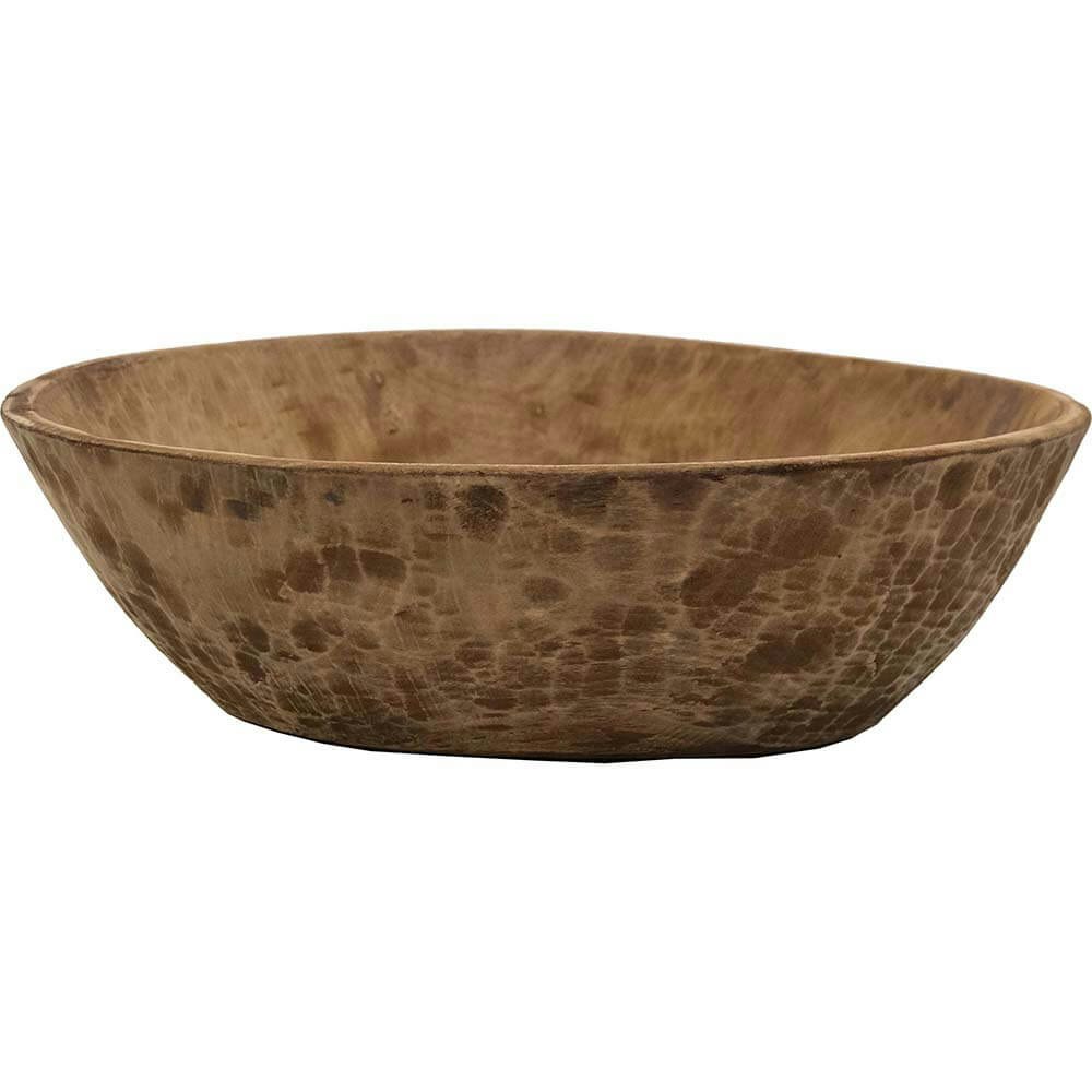 Handgord, vintage träskål, Ø45cm
