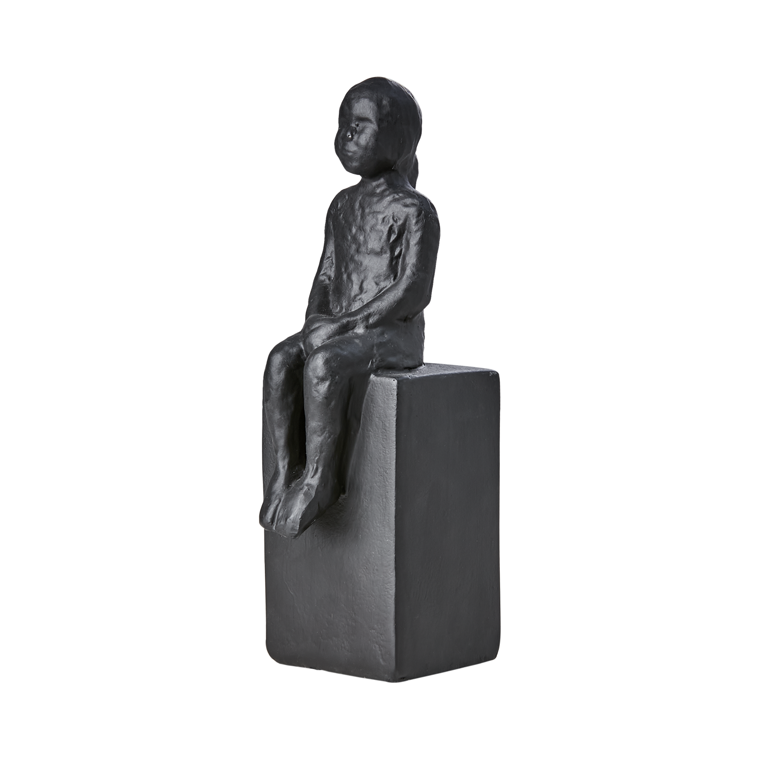 Dekorativ staty, 25cm, Svart