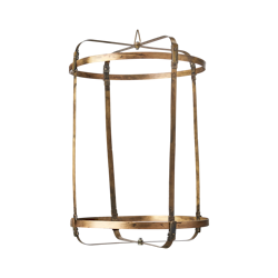 Lampstomme i järn, Ø42x61cmcm, Mässingfärgad