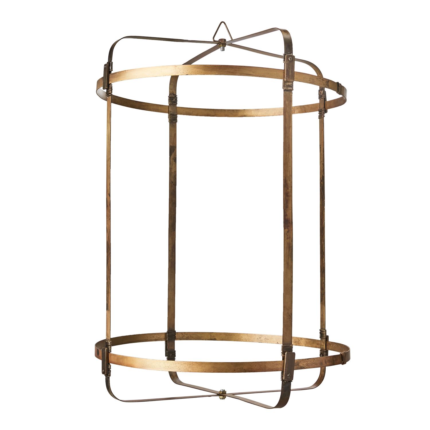 Lampstomme i järn, Ø51x75cmcm, Mässingfärgad