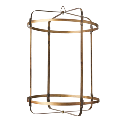 Lampstomme i järn, Ø51x75cmcm, Mässingfärgad