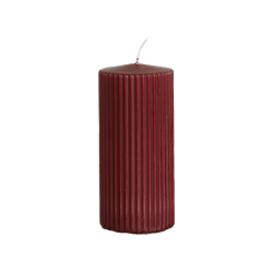 Vågigt blockljus, 15cm, Zinfanel