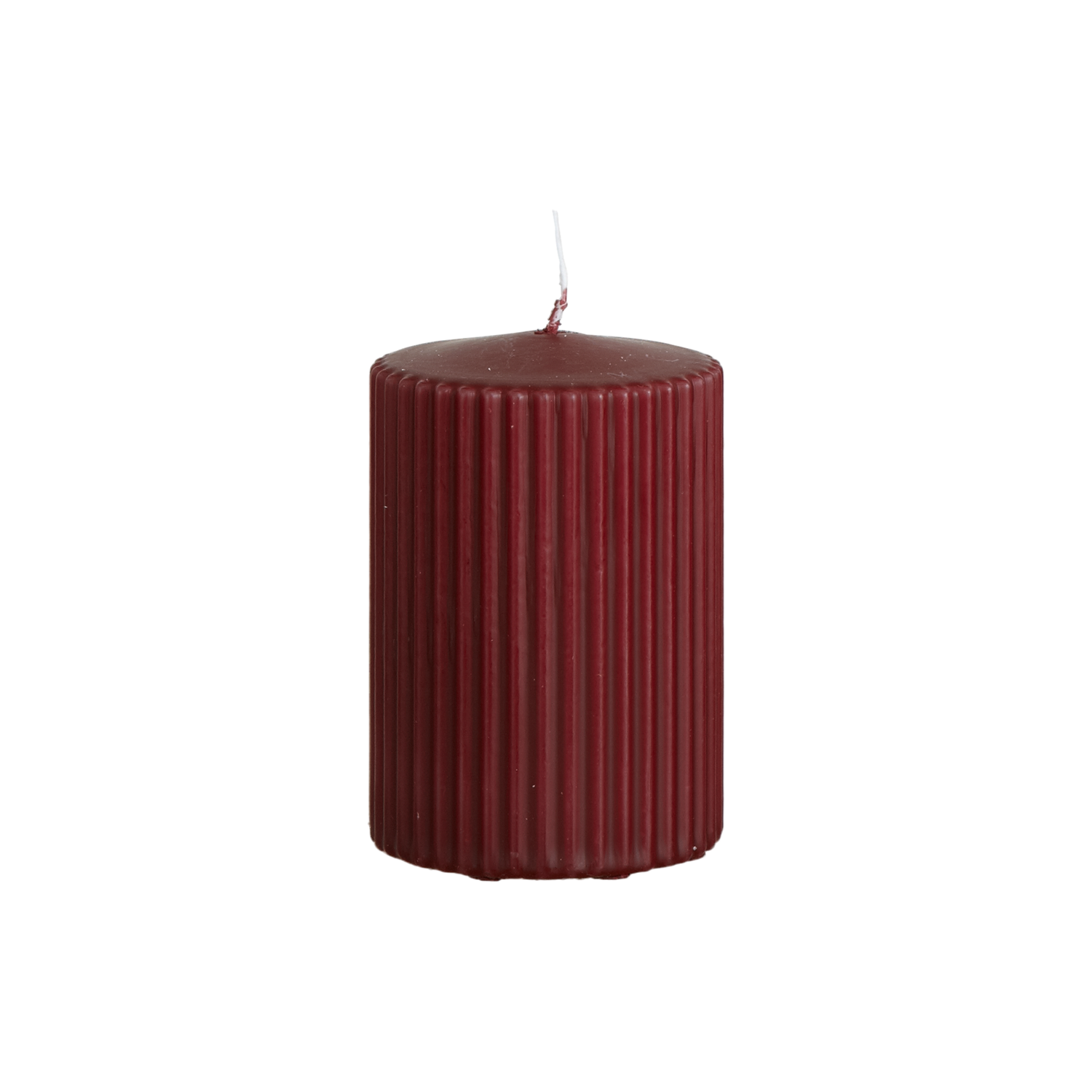 Vågigt blockljus, 10cm, Zinfanel