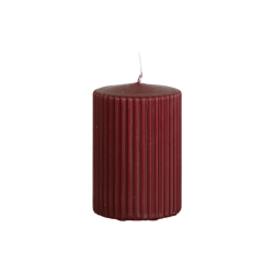 Vågigt blockljus, 10cm, Zinfanel