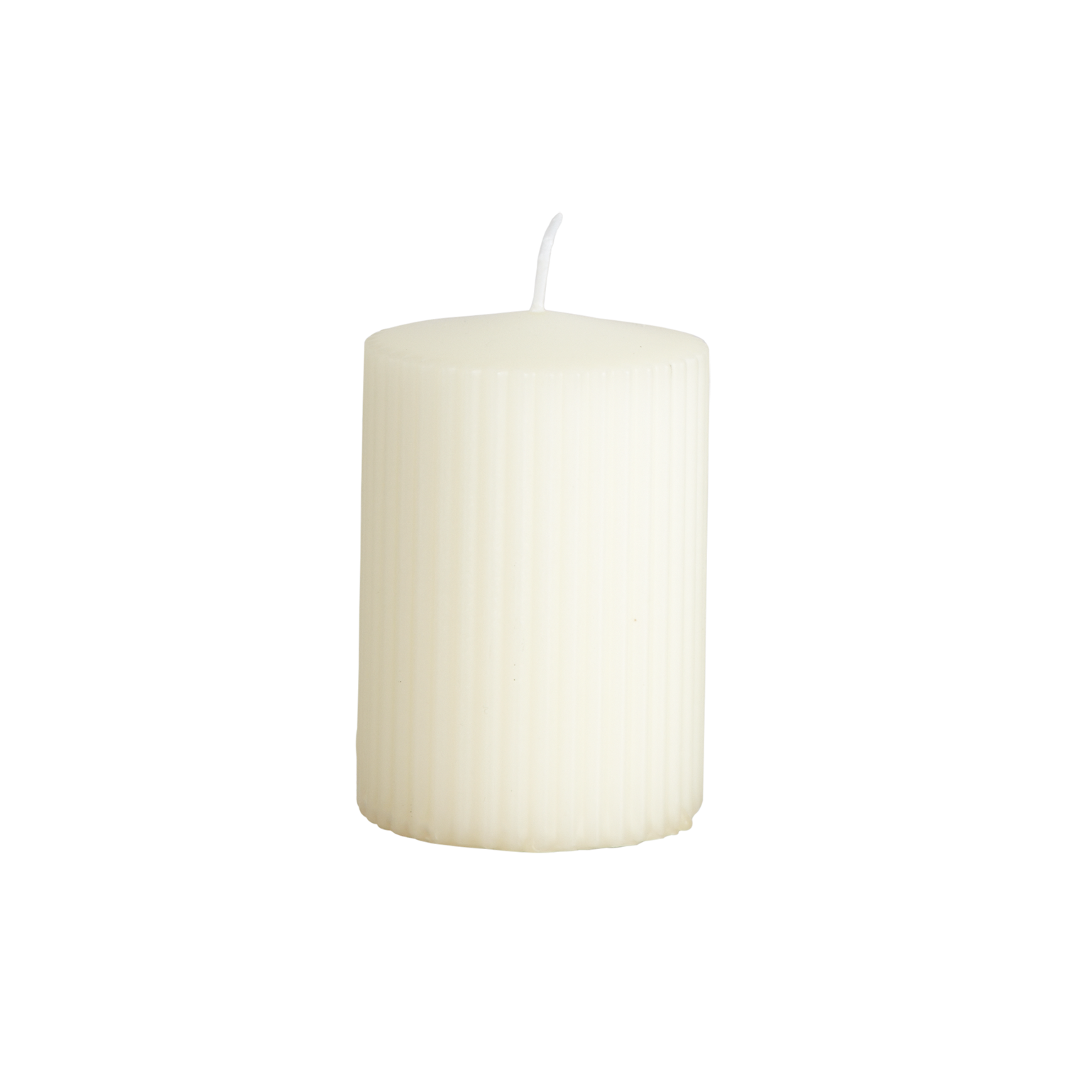 Vågigt blockljus, 10cm, Äggskal