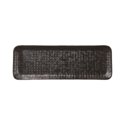 Vackert dekorationsfat, 60x21cm, Svart