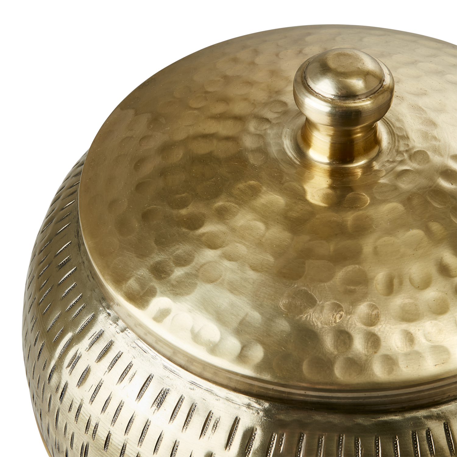 Vacker Urna med lock, Ø30cmxH32 cm, Mässing