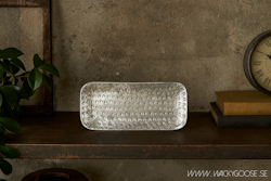 Vackert dekorationsfat, 30x13cm, Silver