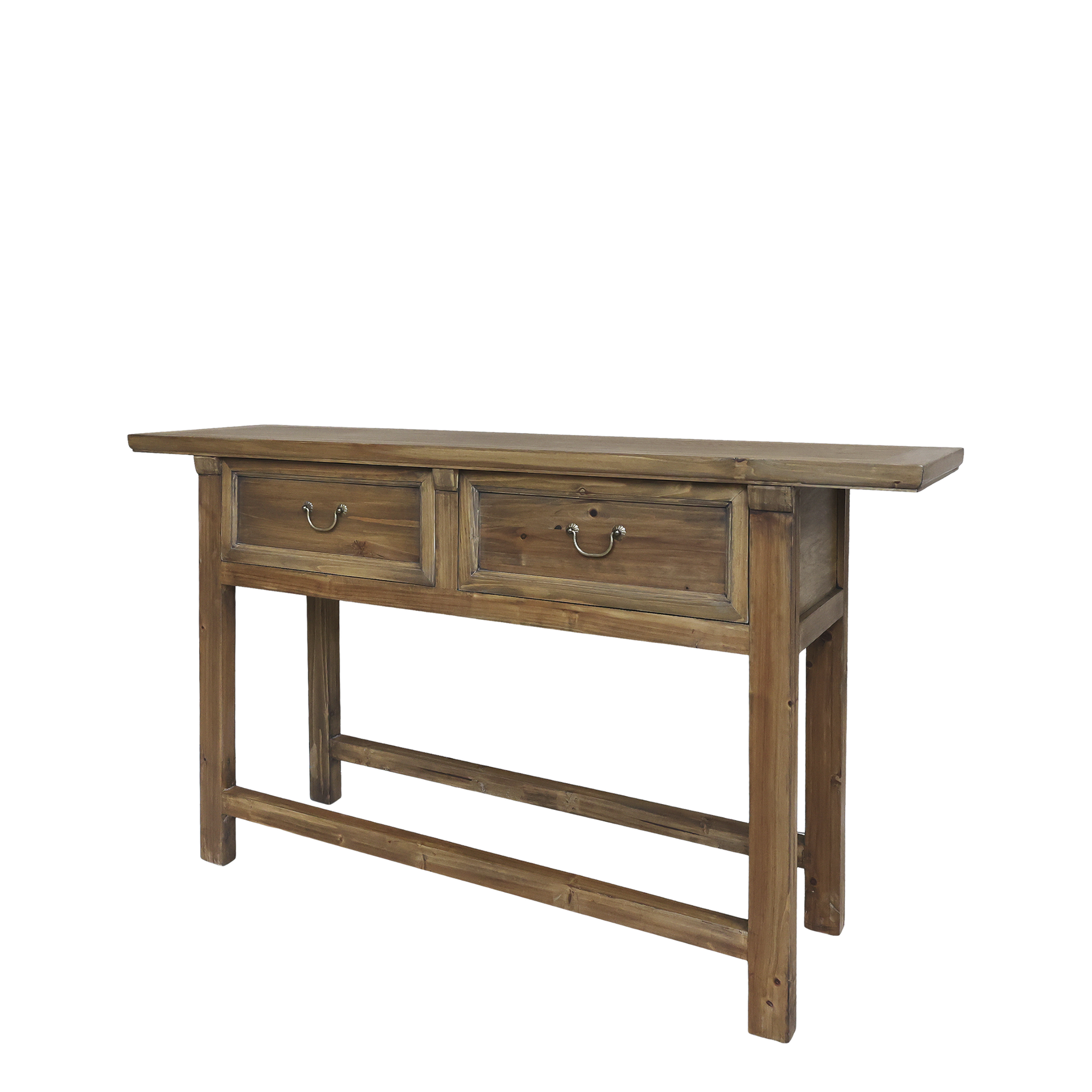 Handgjort sidobord/Avlastningsbänk med lådor, 150cm