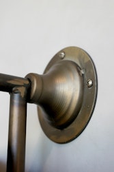 Vridbar spegel för väggen - 189x40cm, Antikmässing