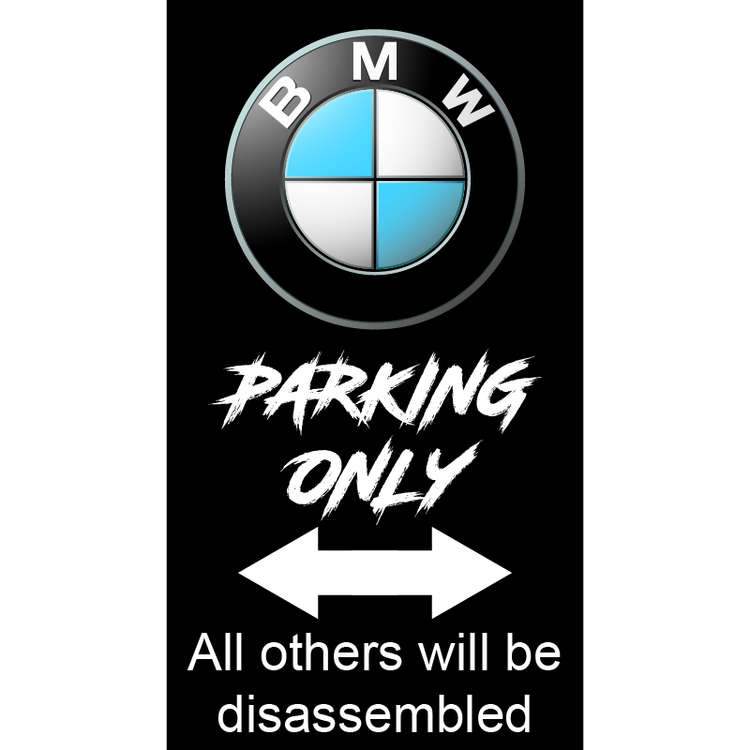 BMW Parkeringsskylt